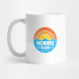 Norris Dam Sunset Design (Worn) Mug